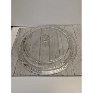 Large Glass Replacement Lid for Cast Iron Skillets & Pyrex 11 1/2" ID 12 1/4" OD